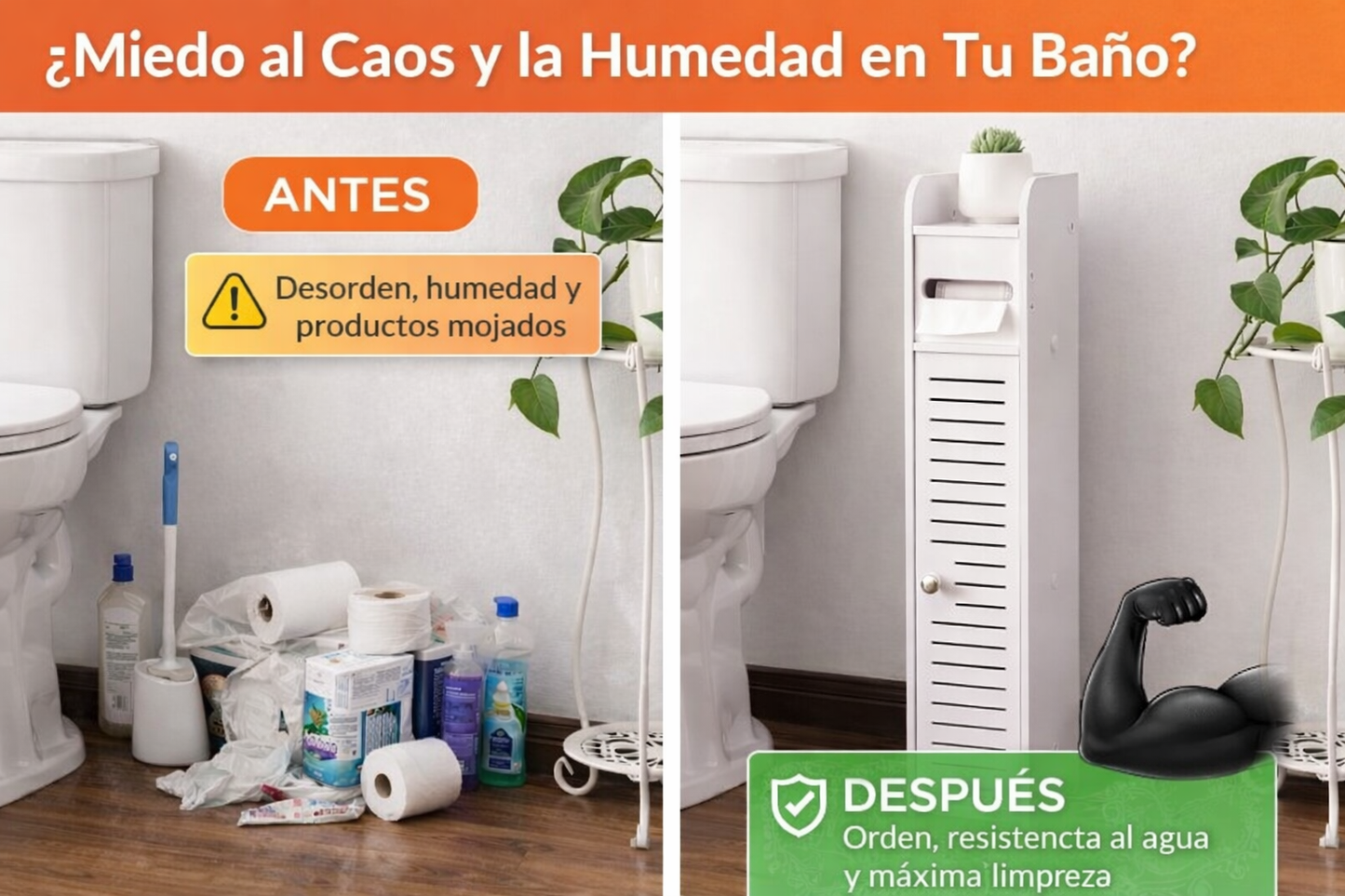 Estante De Baño Confort Organizador