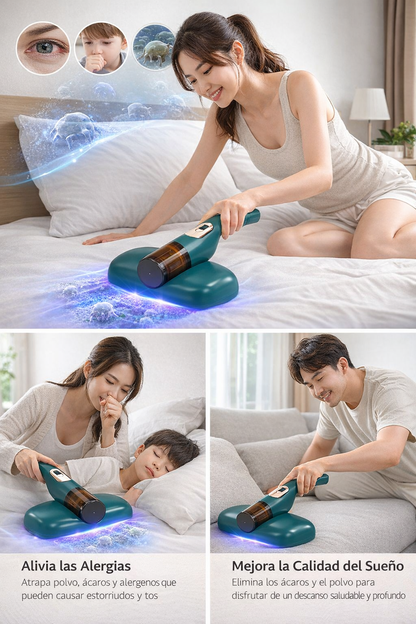 Aspiradora Antiacaros Uv “Lo que no ves en tu cama puede estar causando tus alergias”