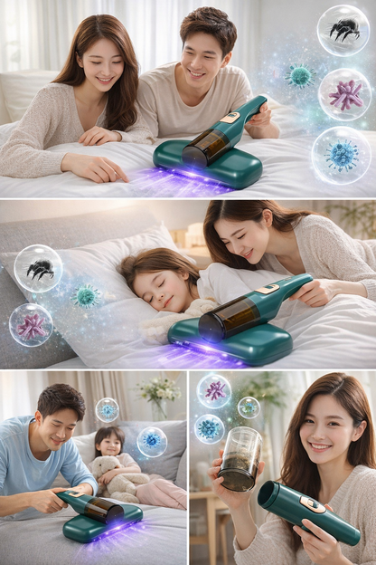 Aspiradora Antiacaros Uv “Lo que no ves en tu cama puede estar causando tus alergias”